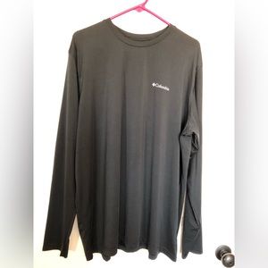 Columbia Black Omni Wick Advanced Evaporation, Long Sleeve Shirt, Size 2XL
